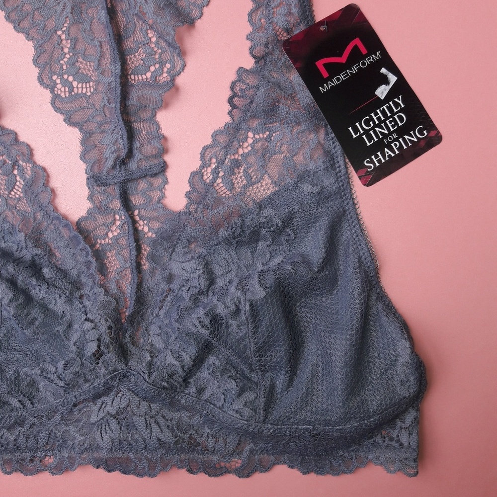 Maidenform lace bralette T-back size M